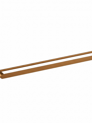 Double porte-serviette Ciéno Cuivre brossé