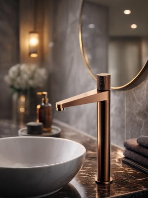 Mitigeur Haut Aurora Cuivre brossé