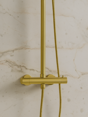 Colonne de douche Aurora Or brossé