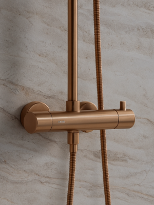 Colonne de douche Aurora Cuivre brossé