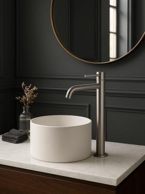 Mitigeur haut Bloom Nickel brossé