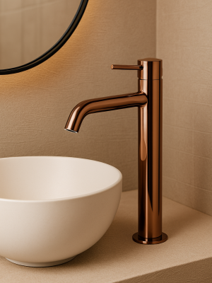 Mitigeur haut Bloom Cuivre poli