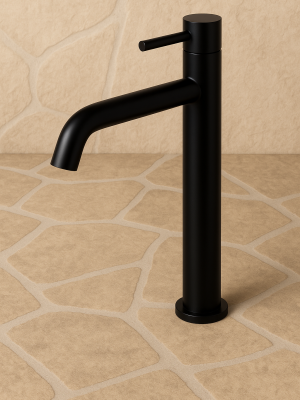 Mitigeur haut Bloom Noir mat