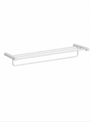 Etagère porte-serviettes Boréal Blanc mat