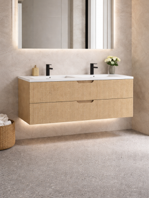 Meuble Miami avec 2 tiroirs Chêne Arizona 120 cm