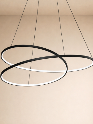 Suspension Lyra noire XXL