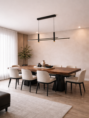 Suspension Etéa noir mat