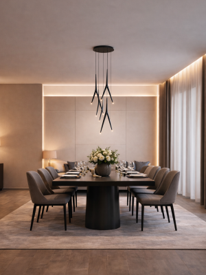 Suspension Artifice noir mat