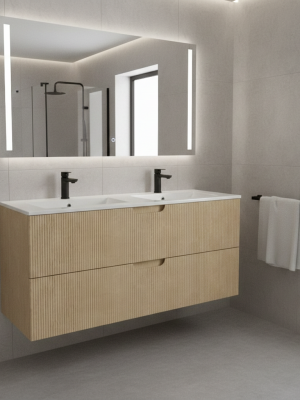 Meuble Miami avec 2 tiroirs Chêne Arizona 120 cm