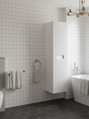 Colonne de rangement Miami blanc